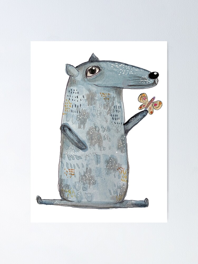 Alternate view of Relaxed Dog Poster