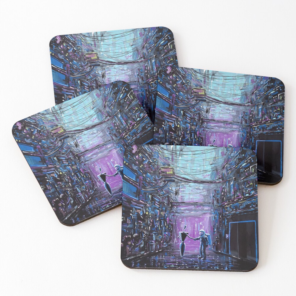 Item preview, Coasters (Set of 4) designed and sold by flooko.