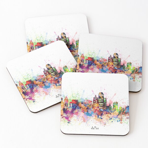 Item preview, dallas skyline designed and sold by BekimART.
