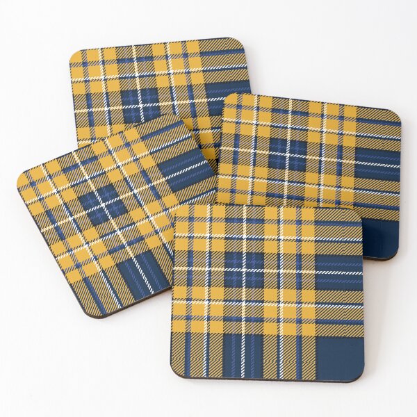 Item preview, Blue Gold White Tartan (1a) designed and sold by implexity.