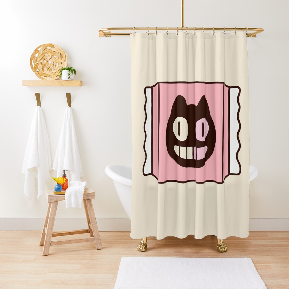 Cookie Cat from Steven Universe Shower Curtain