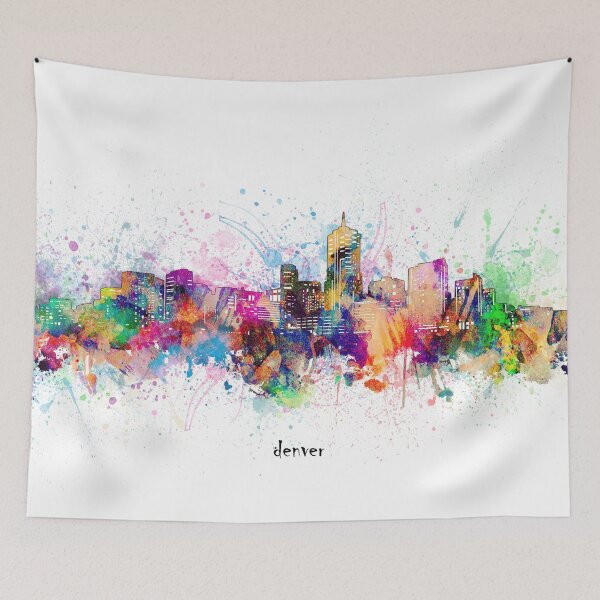 Item preview, denver skyline designed and sold by BekimART.