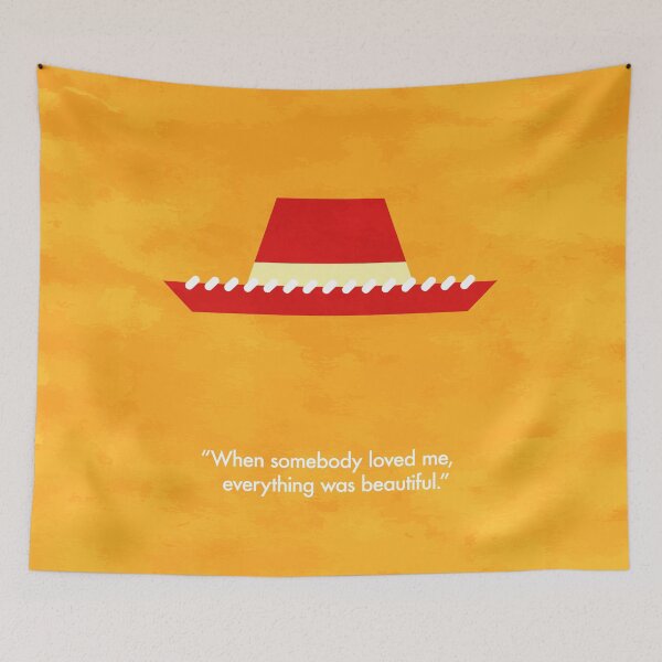 Item preview, "When somebody loved me, everything was beautiful." – Minimalist designed and sold by CharlestonRat.