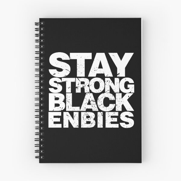 Item preview, Stay Strong Black Enbies designed and sold by giraffeKi.