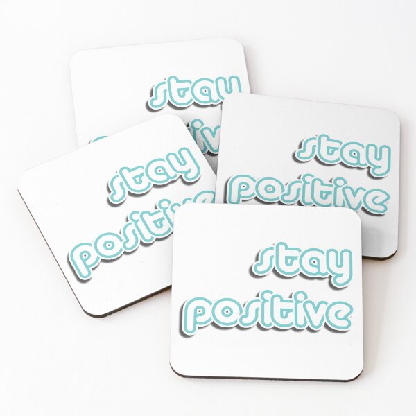 Item preview, stay postitive designed and sold by Avery Brown Design.