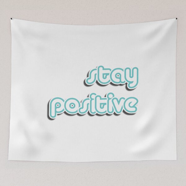 Item preview, stay postitive designed and sold by Avery Brown Design.