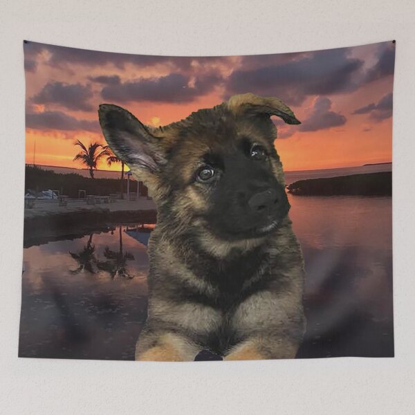 Item preview, Loki German Shepherd Dog designed and sold by Erika Kaisersot.