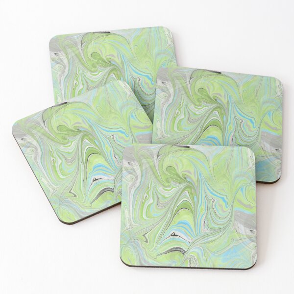 Item preview, Marbled Paper Abstract : Melusina's Scream designed and sold by MarbleCloud.