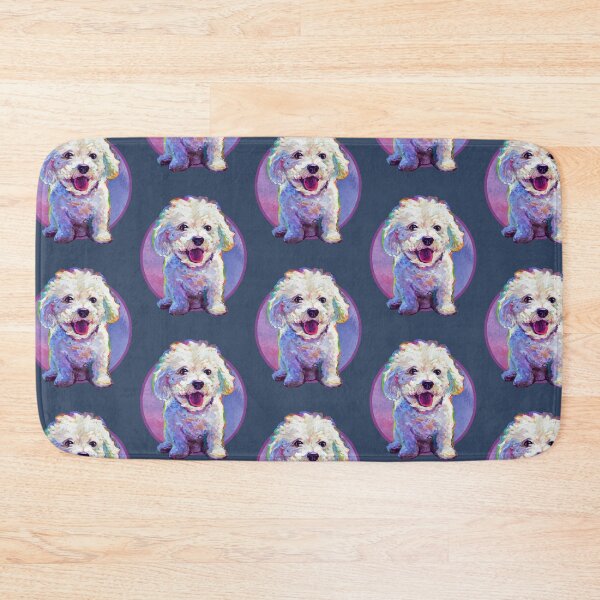 Item preview, Cute Bichon Frise Vignette by Robert Phelps designed and sold by RobertPhelpsArt.