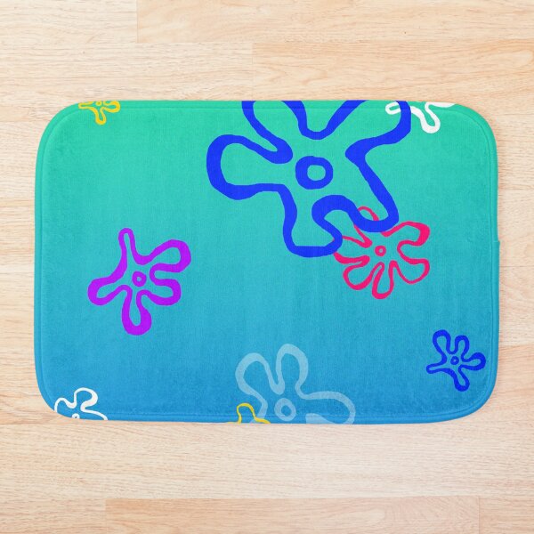 Spongebob Sky Background Bath Mat
