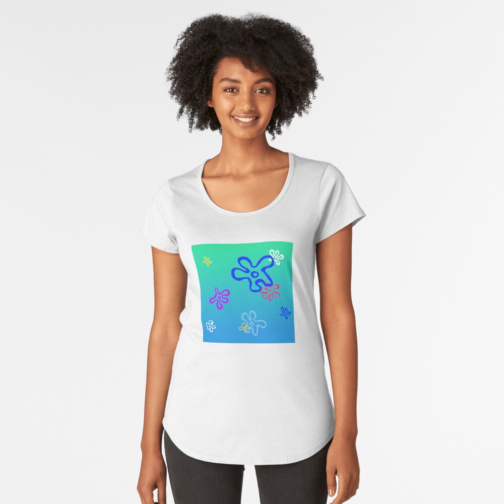 Vista previa del artículo con la obra «Camiseta premium de cuello ancho», diseñado y vendido por eddien.