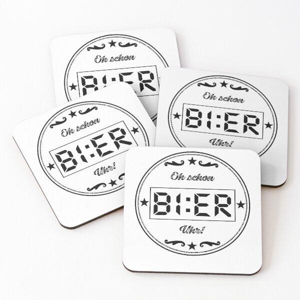 Item preview, OH BEER BEER WATCH! Men's Funny Beer Clock Digital typeface by servusbavaria designed and sold by catsandmore.