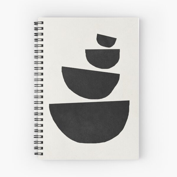 Item preview, Abstract black shapes art, Mid century modern art designed and sold by juliaemelian.