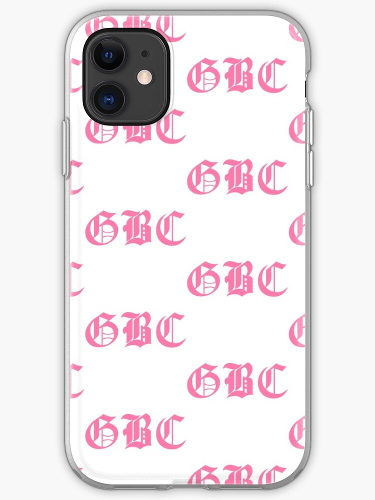 Gbc Gothboiclique Lettering Gothic Letter Pink Iphone Case Cover By Rosedesignart Redbubble