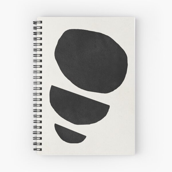 Item preview, Abstract black shapes art, Mid century modern art designed and sold by juliaemelian.
