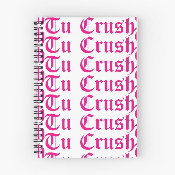 Item preview, Tu Crush Lettering Rosa Gotico Fluor Rosa designed and sold by RosedesignArt.