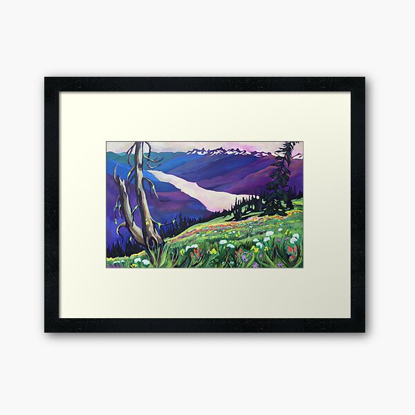 Idaho Peak Framed Art Print