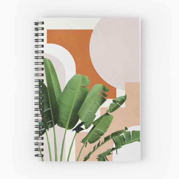 Item preview, Abstract shapes art, Tropical banana leaves, Mid century modern art designed and sold by juliaemelian.