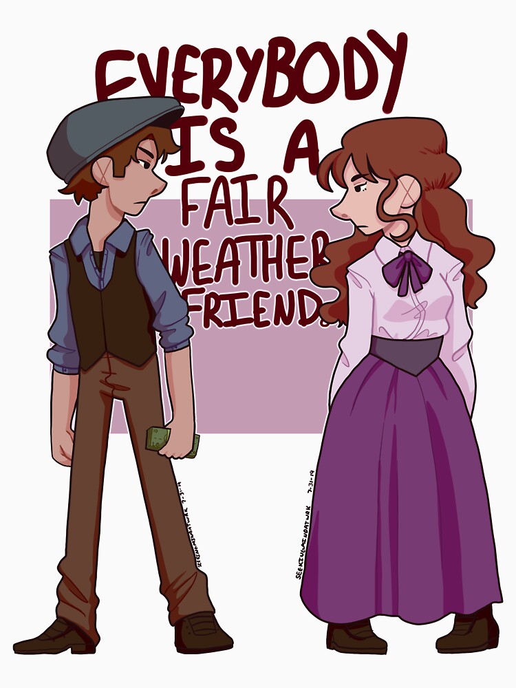 "fair weather friend" T-shirt by KenzKash | Redbubble