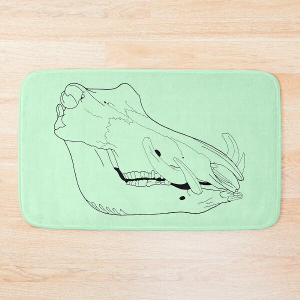 Item preview, Warthog Skull Line-Art Drawing, transparent designed and sold by rootinspiration.