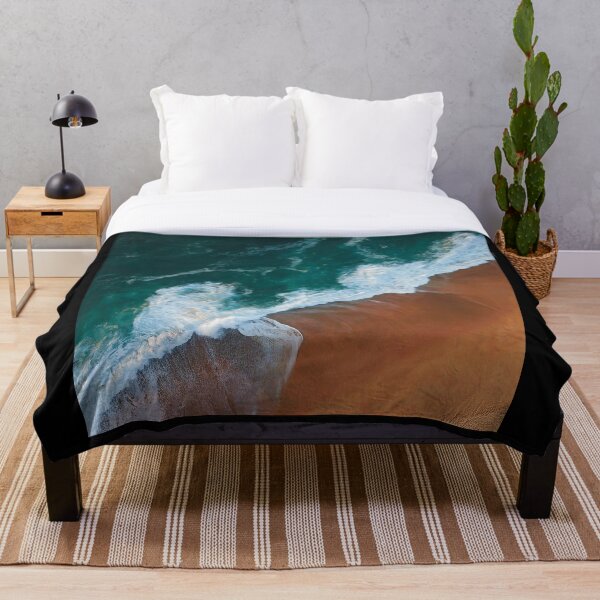 Item preview, Sea waves washing up on sand beach designed and sold by oceanys.