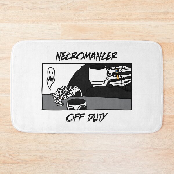 Item preview, Necromancer Off Duty Necromancy designed and sold by therealsadpanda.