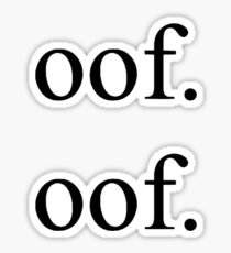 Pegatina Oof