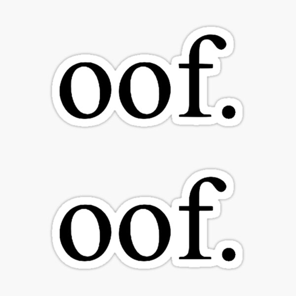 How to pronounce roblox oof