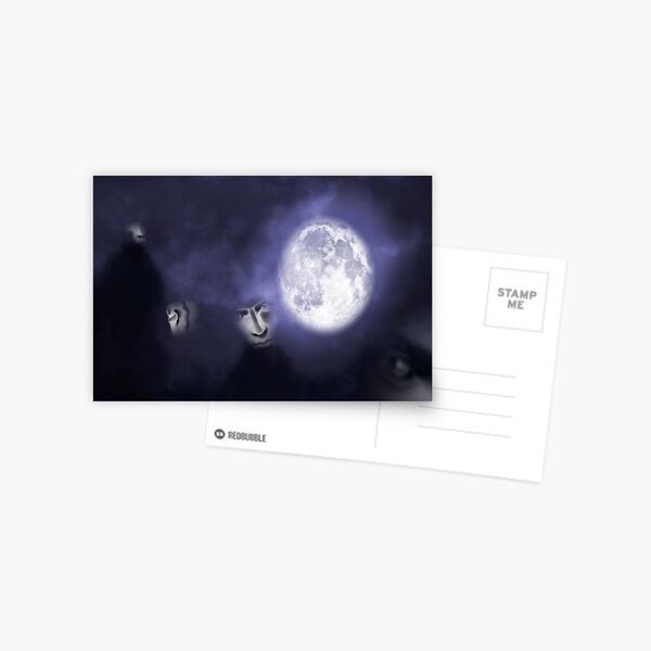 facesinthemoonlitmists Postcard