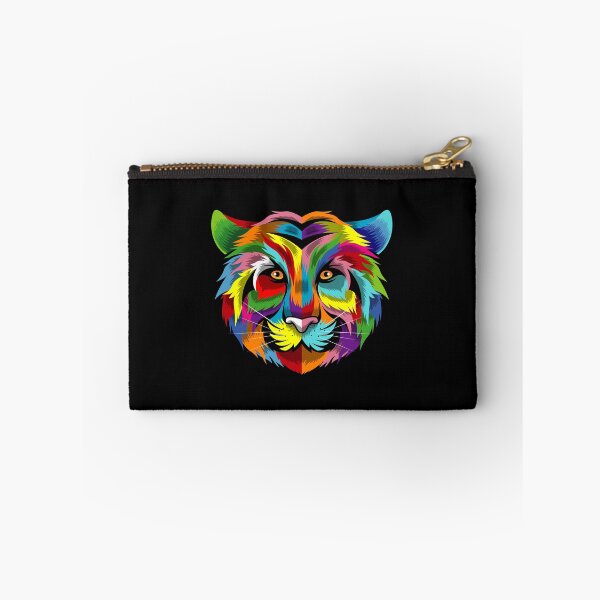 Item preview, Colorful Tiger Face Multicolor Design designed and sold by phoxydesign.