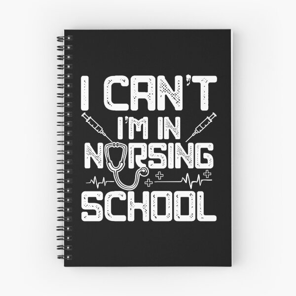 Item preview, I Can't I'm In Nursing School Funny Gift Design Idea design designed and sold by Lisbob.