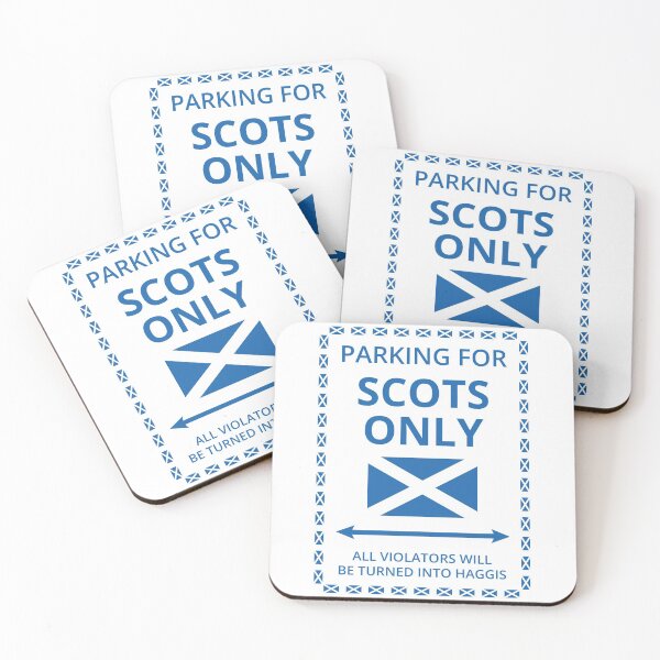 Item preview, Parking For Scots Only - Funny Scottish Parking Sign designed and sold by MadPanda.