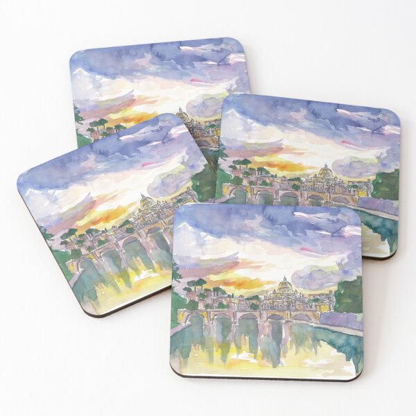 Item preview, Rome Italy Vatican San Pietro in the evening glow designed and sold by artshop77.