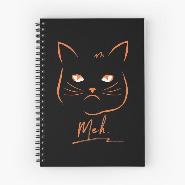 Item preview, Meh Cattitude Funny Indifferent Cat Face product designed and sold by tronictees.