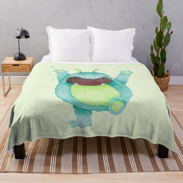 Item preview, Cute Green Monster by Wee Wild Monsters designed and sold by WeeWildMonsters.