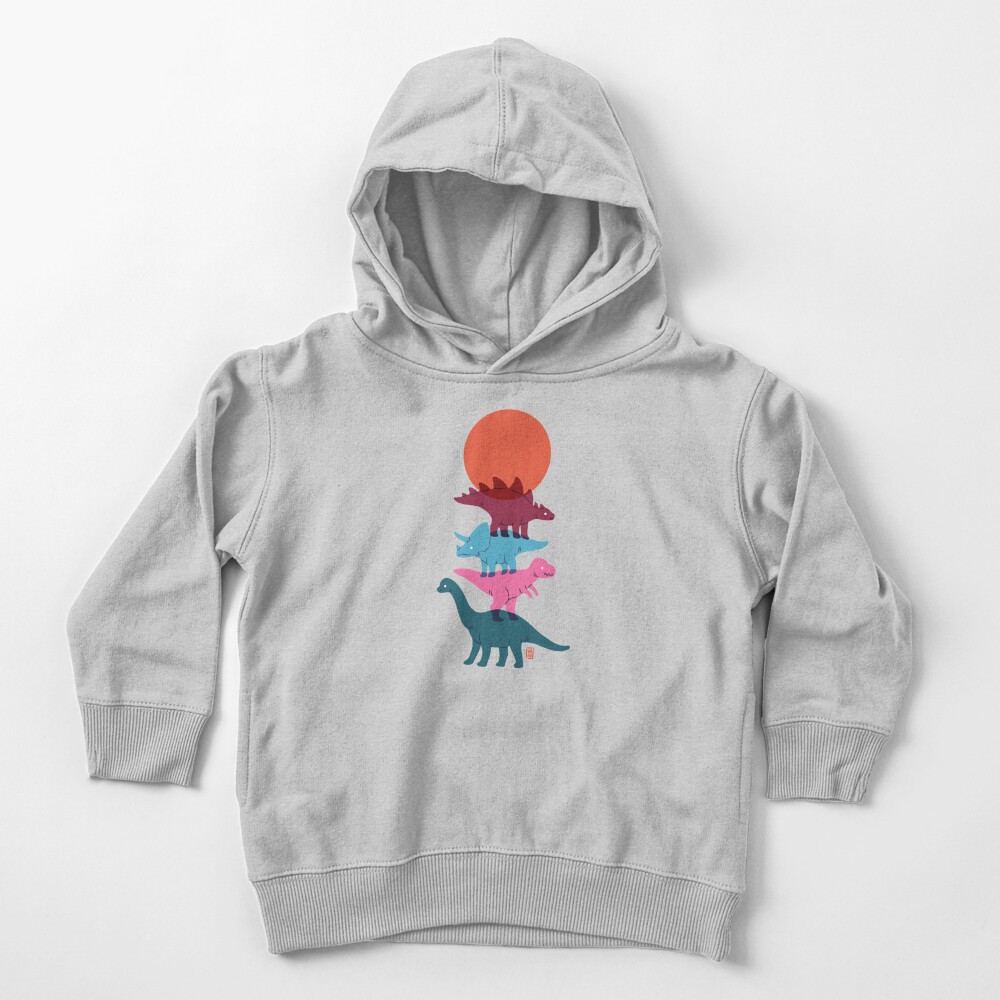 Colourful dinosaurs 2 Toddler Pullover Hoodie