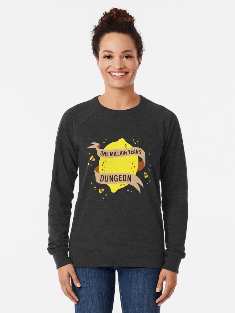 Alternate view of One Million Years Dungeon Lightweight Sweatshirt