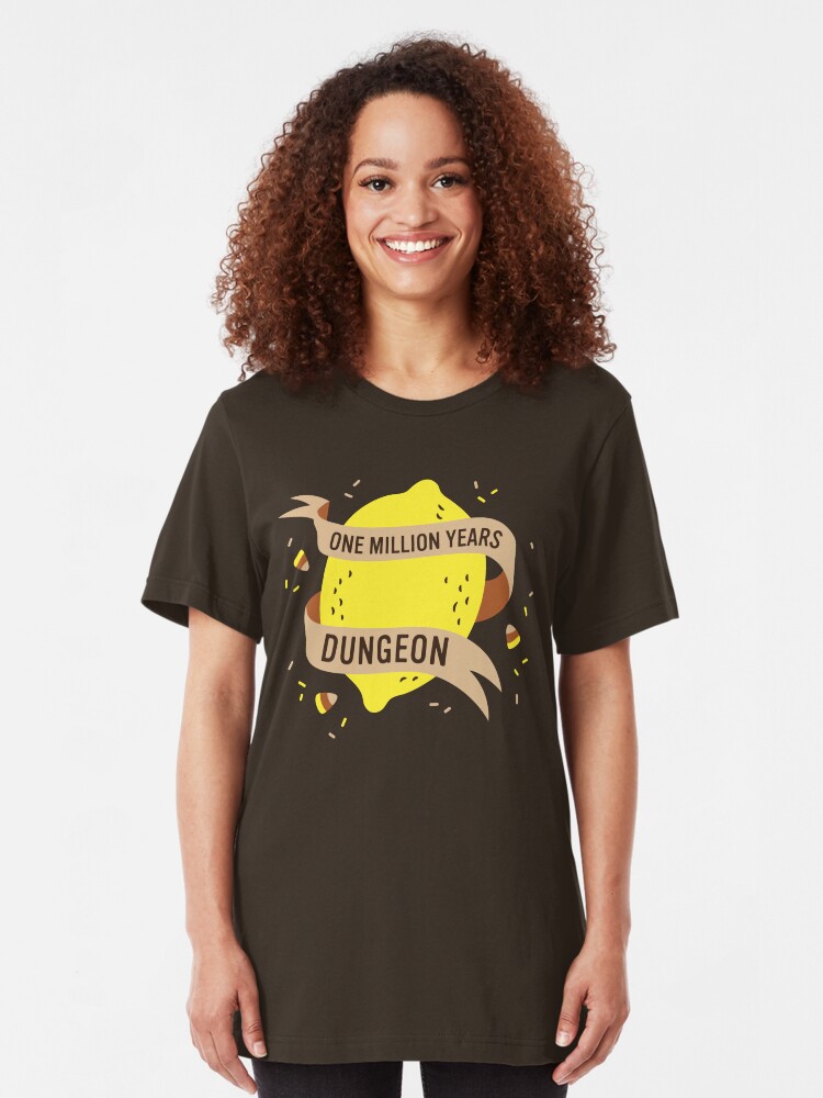 Alternate view of One Million Years Dungeon Slim Fit T-Shirt