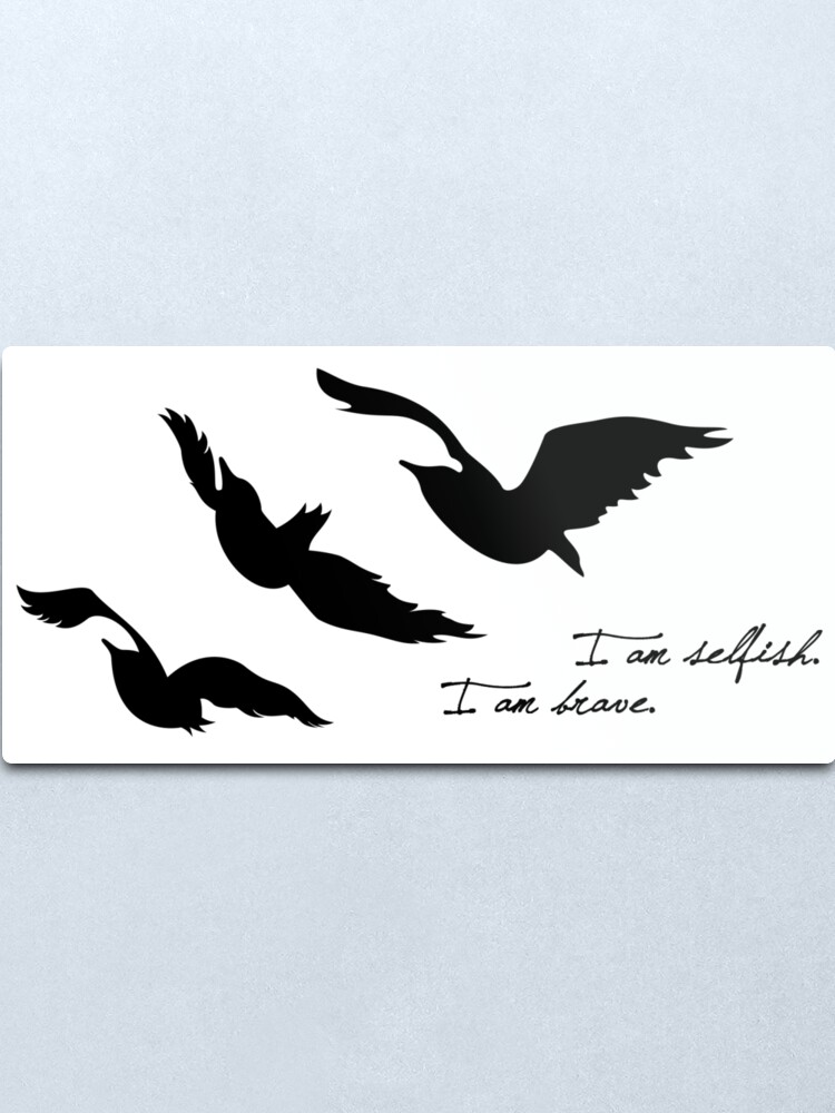 Divergent - Selfish & Brave Ravens Tattoo Divergent - Selfish & Brave Ravens Tattoo