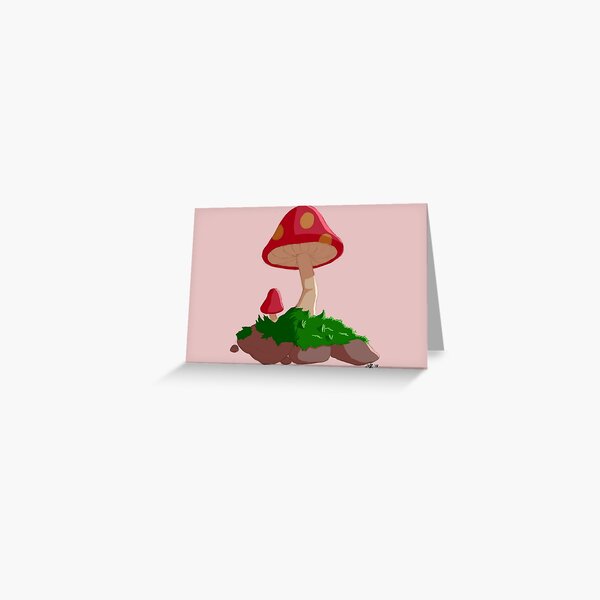 Little Shrooms Greeting Card
