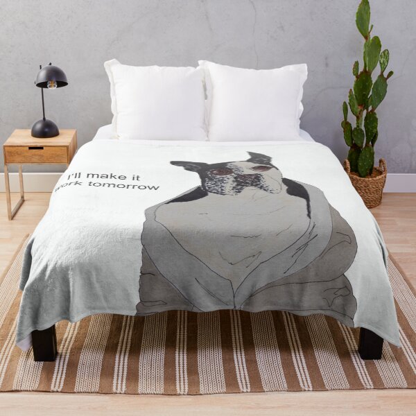 Aperçu de l'œuvre Je réussirai demain - Swatch Boston Terrier créée et vendue par Caroline Brennan.