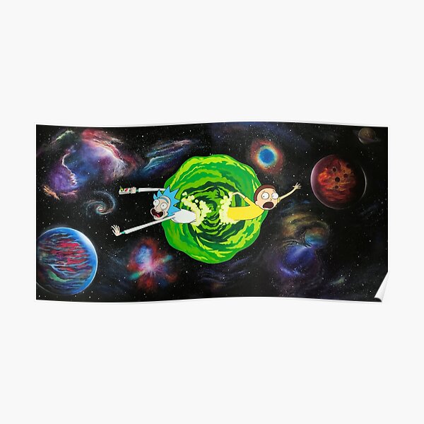 Rick and Morty Galaxy Poster