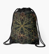 Heilige Blume des Lebens Rucksackbeutel