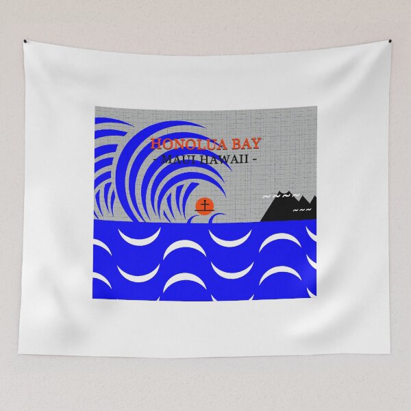 Item preview, Honolua Bay Hawaii surfing art A designed and sold by David Lee Thompson.