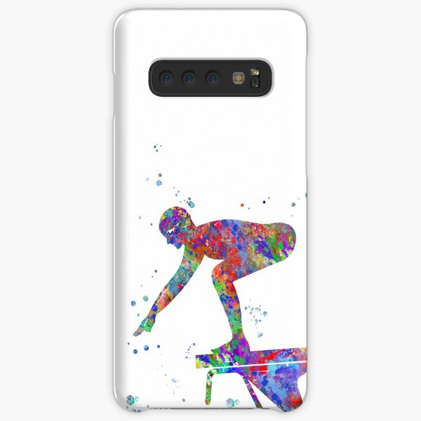 Swimmer, athlete, female swimmer Samsung Galaxy Snap Case