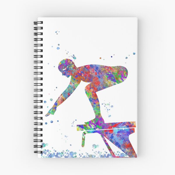 Item preview, Swimmer, athlete, female swimmer designed and sold by Rosaliartbook.