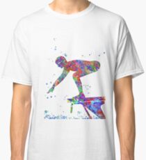 Swimmer, athlete, female swimmer Classic T-Shirt
