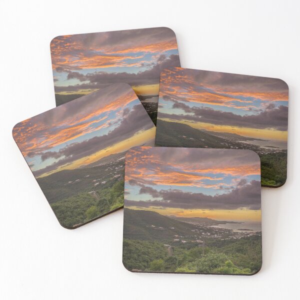 Item preview, Gorgeous sunset over Christiansted, St. Croix, Virgin Islands designed and sold by stxal.