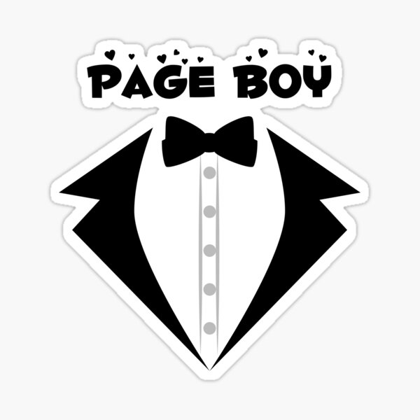 Page boy Sticker