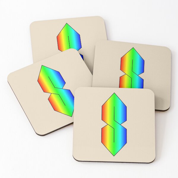 Item preview, The Geometrical S | Rainbow Capital Letter Symbol designed and sold by Dator.